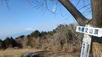 最後のピークは発端丈山